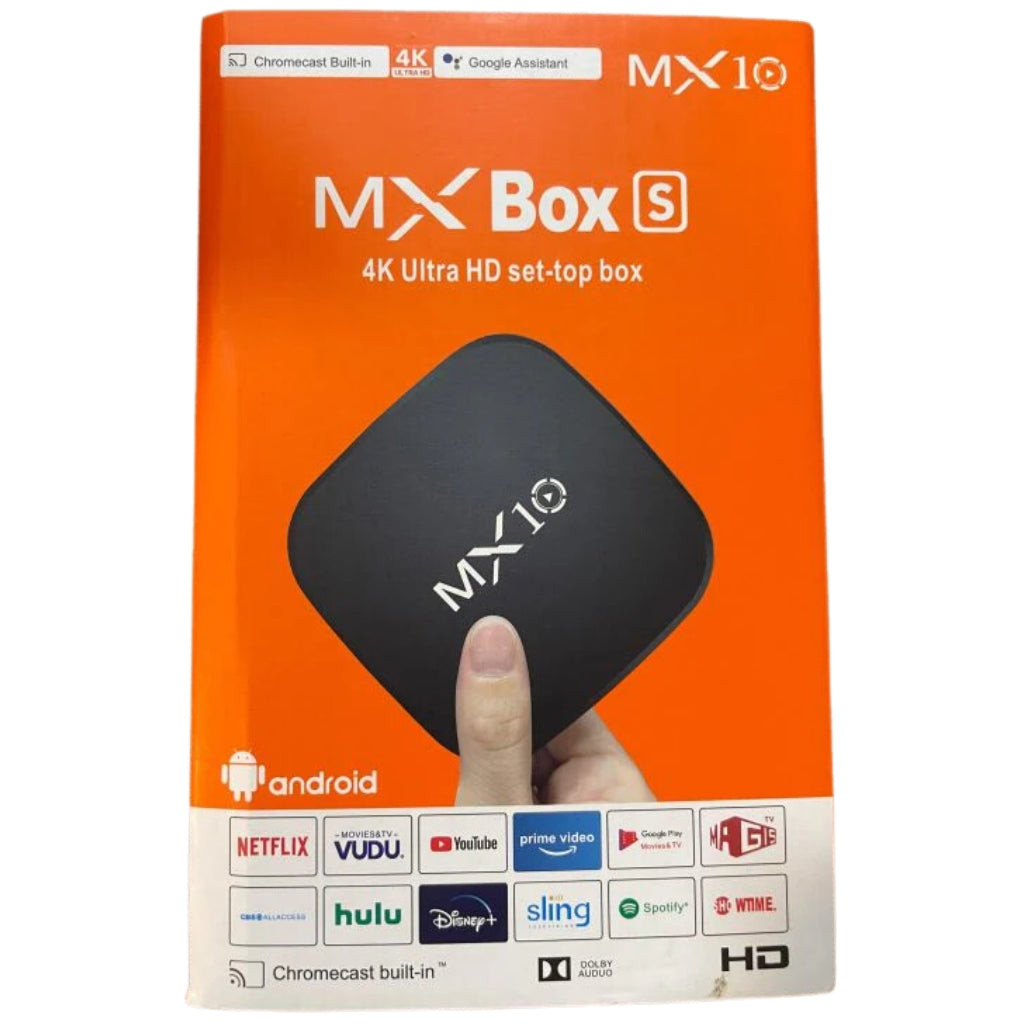 MX10 Original Android TV Box 4GB Ram 64 GB Storage