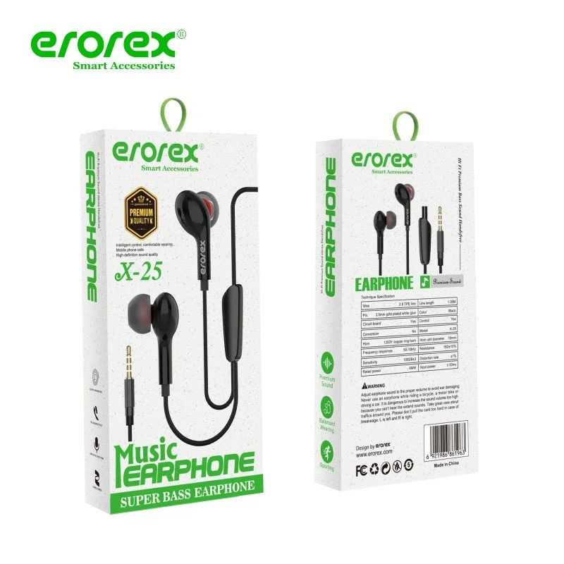 Erox Extra Bass M-22 Wire Handfree